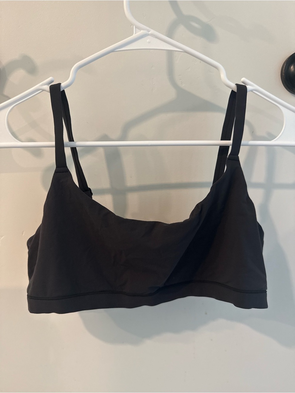 Skims Black Stretch Bralette - size XL